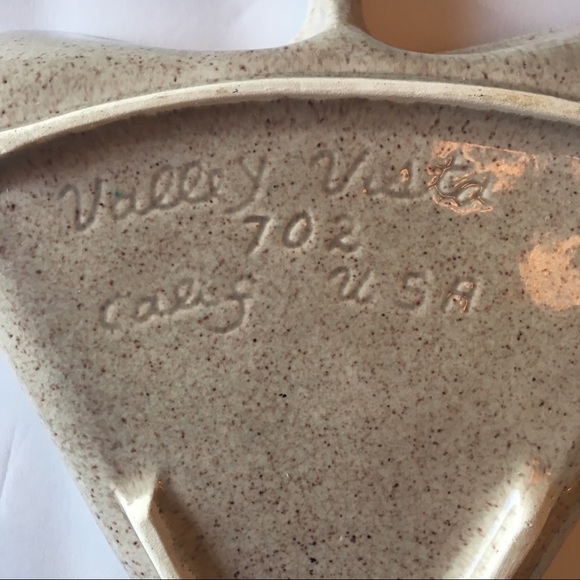 Vintage Valley Vista Leaf Pottery Set Of 4 Mint - Picture 5 of 5